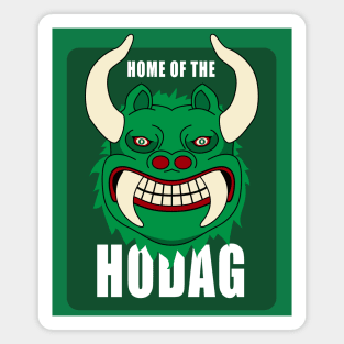 Home of the Hodag Grinning Hodag Magnet